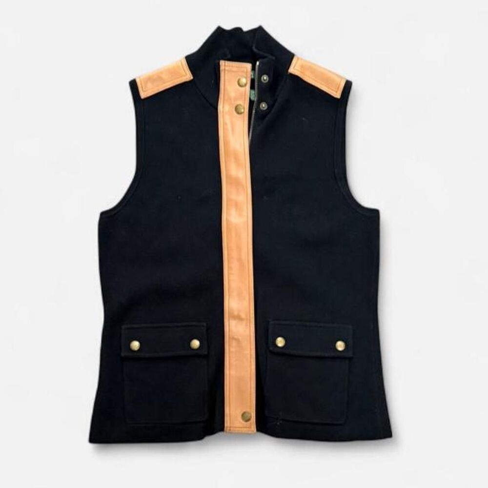 Ralph Lauren Black & Tan Gilet